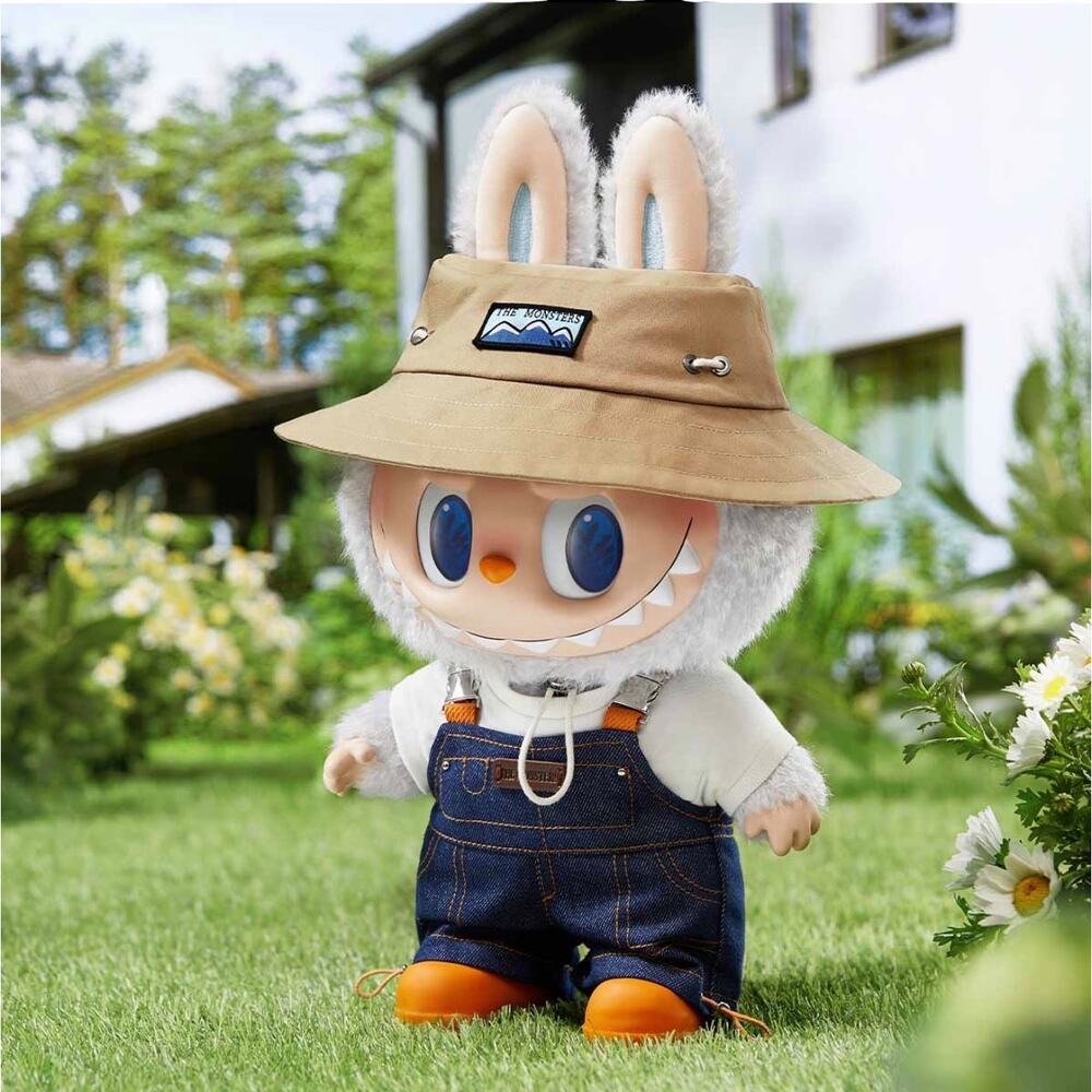 Authentic POP MART Labubu The Monsters "Fall In Wild" 400% Vinyl Plush Doll